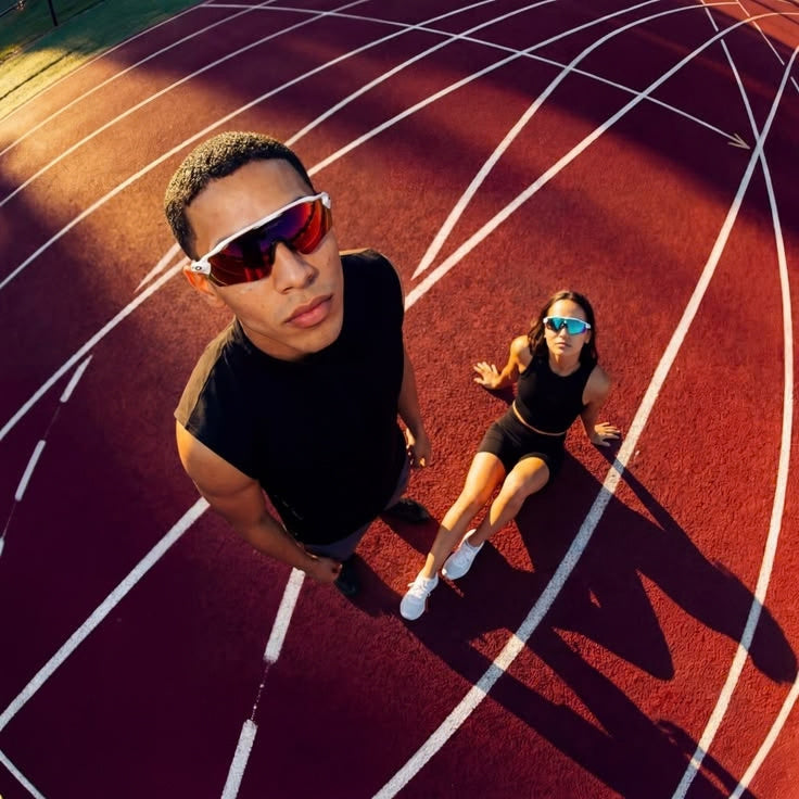 Athlete preparing to train